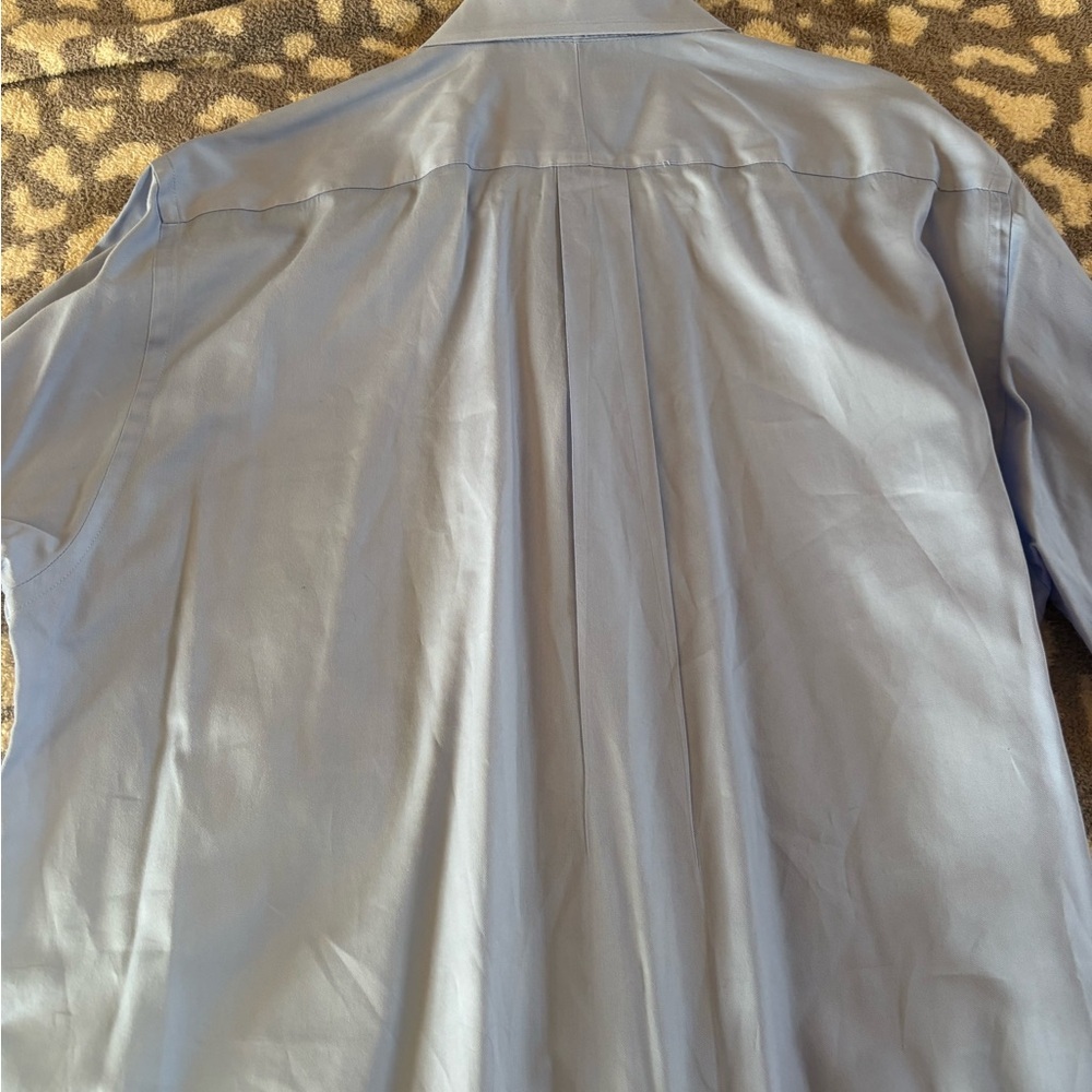 Michael Kors Light Blue Mens Dress Shirt - Picture 6 of 7